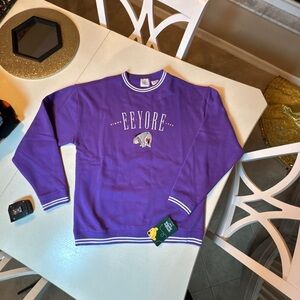 Purple Eeyore Unisex Sweatshirt